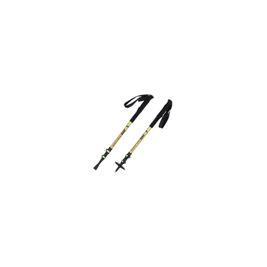 عصای کوهنوردی کلیپسی جیلو (Jilo) کد 47555 زرد ساده مجموعه 2 عددی