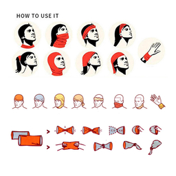 دستمال سر ریسا (Risa) کد 5002 نگاره 53