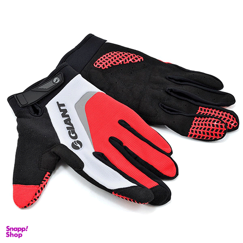 دستکش دولایه جاینت (Giant) مدل Horizon Glove Long رنگ طوسی قرمز