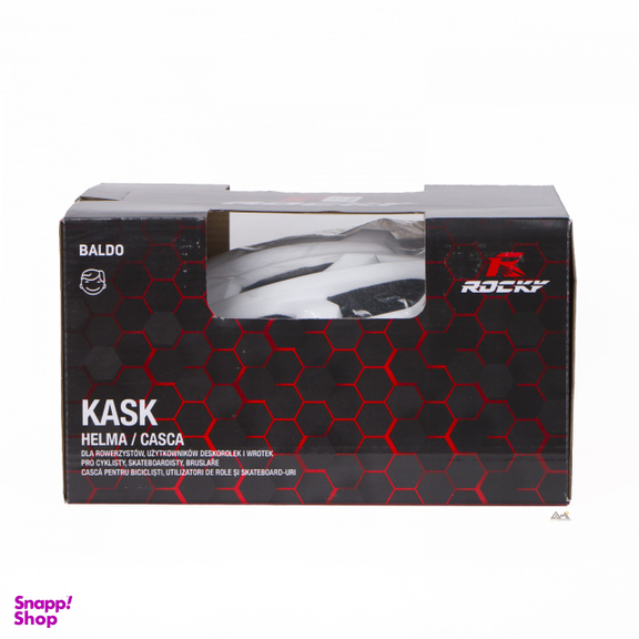 کلاه راکی (Rocky) مدل Ks29 رنگ مشکی قرمز