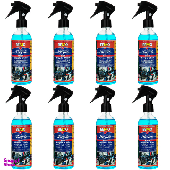 اسپری زنجیر شوی دوچرخه بمو مدل B10 حجم 250 میلی لیتر بسته 8 عددی