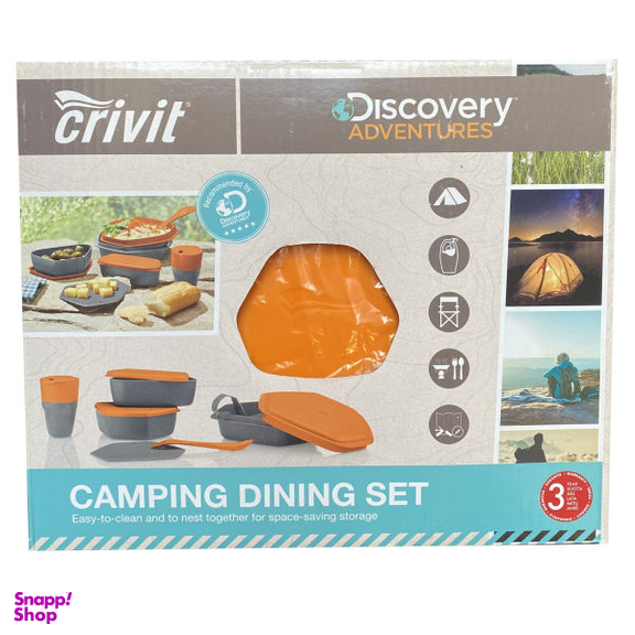 مجموعه ظروف مسافرتی 8 تکه کرویت (Crivit) مدل Camping Set