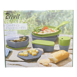 مجموعه ظروف مسافرتی 8 تکه کرویت (Crivit) مدل Camping Set