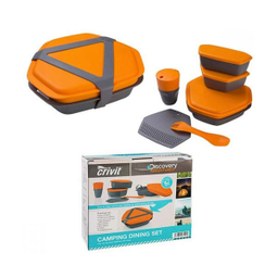 مجموعه ظروف مسافرتی 8 تکه کرویت (Crivit) مدل Camping Set
