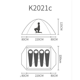 چادر پکینیو (Pekynew) مدل K2021C کد F2022