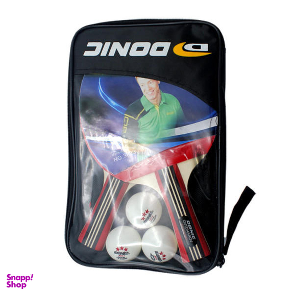 راکت پینگ پنگ دونیک (Donic) مدل Ovtcharov Caro Speed بسته 2 عددی به همراه توپ