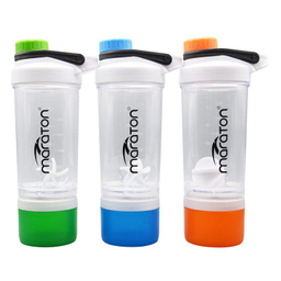 ‫شیکر دو تکه ورزشی ماراتن (Maraton) مدل Glass-300 ظرفیت 0.6 لیتر