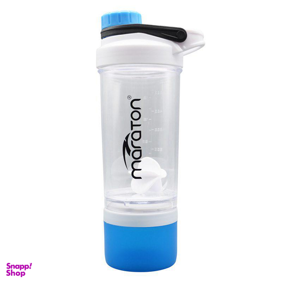 ‫شیکر دو تکه ورزشی ماراتن (Maraton) مدل Glass-300 ظرفیت 0.6 لیتر