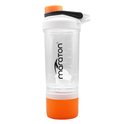 ‫شیکر دو تکه ورزشی ماراتن (Maraton) مدل Glass-300 ظرفیت 0.6 لیتر