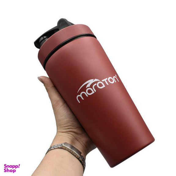 ‫شیکر یک تکه استیل ماراتن (Maraton) مدل مات ظرفیت 0.7 لیتر