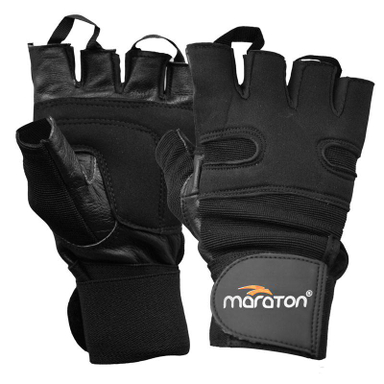 دستکش بدنسازی مردانه ماراتن (Maraton) مدل Flex 460 مشکی