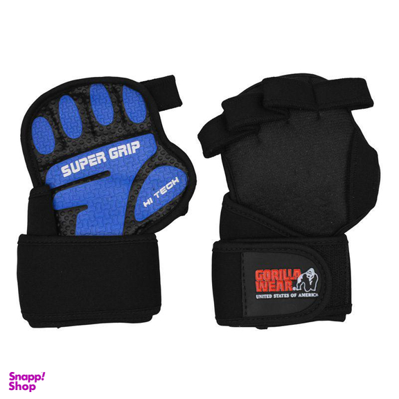مچ بند و هند گریپ گوریلا ویر (Gorilla wear) مدل Super Grip-HT آبی