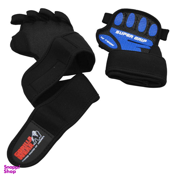 مچ بند و هند گریپ گوریلا ویر (Gorilla wear) مدل Super Grip-HT آبی