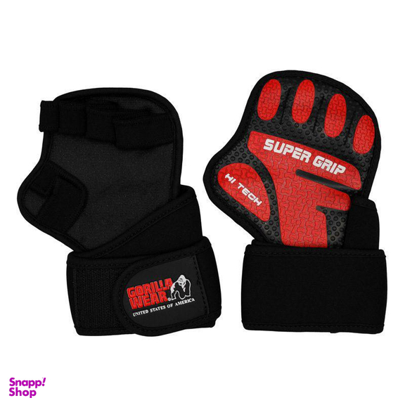 مچ بند و هند گریپ گوریلا ویر (Gorilla wear) مدل Super Grip-HT قرمز