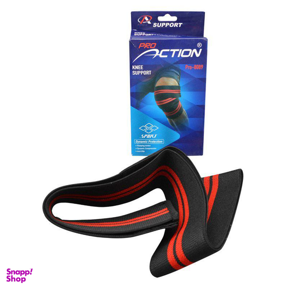زانوبند بدنسازی پرو اکشن (Pro Action) مدل Pro-8089 بسته 1 عددی سایز 1.15 متر