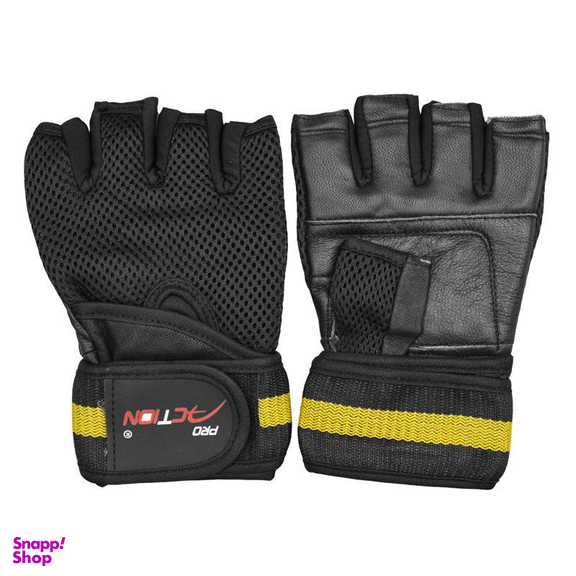دستکش ورزشی مردانه پرو اکشن (Pro Action) مدل Pro-1410 مشکی