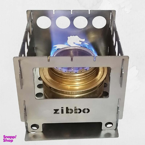اجاق هیزمی زیبو (Zibbo) مدل جیبی کد STL304 رنگ خاکستری