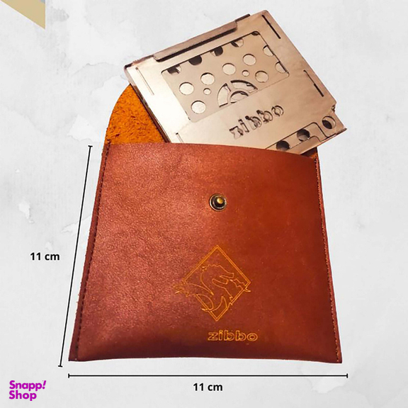اجاق هیزمی زیبو (Zibbo) مدل جیبی کد STL304 رنگ خاکستری