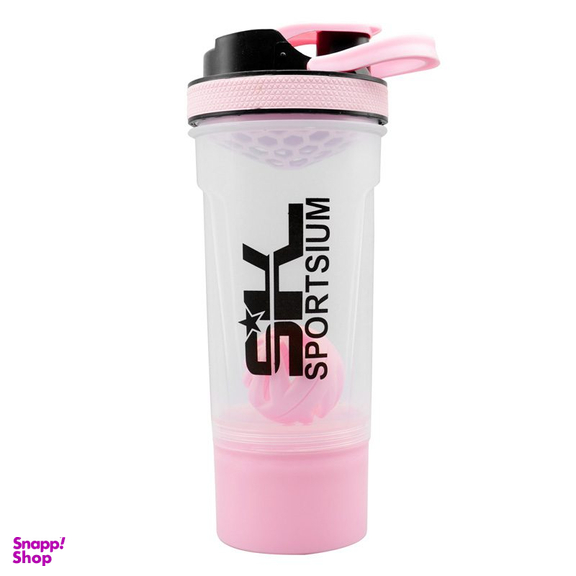 شیکر ورزشی دوتیکه اسپورتیوم مدل شفاف دسته دار ظرفیت 0.7 لیتر