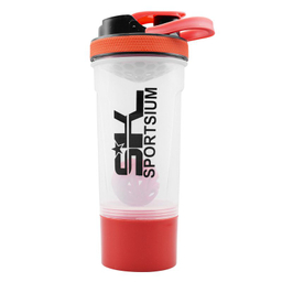 شیکر ورزشی دوتیکه اسپورتیوم مدل شفاف دسته دار ظرفیت 0.7 لیتر