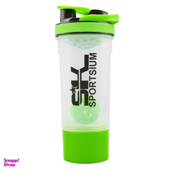 شیکر ورزشی دوتیکه اسپورتیوم مدل شفاف دسته دار ظرفیت 0.7 لیتر