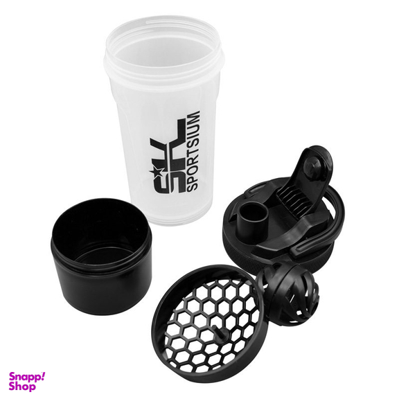 شیکر ورزشی دوتیکه اسپورتیوم مدل شفاف دسته دار ظرفیت 0.7 لیتر