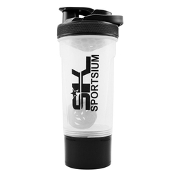 شیکر ورزشی دوتیکه اسپورتیوم مدل شفاف دسته دار ظرفیت 0.7 لیتر