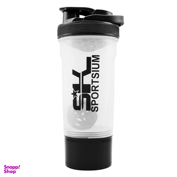 شیکر ورزشی دوتیکه اسپورتیوم مدل شفاف دسته دار ظرفیت 0.7 لیتر