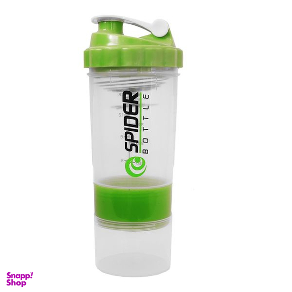 شیکر 3 تکه اسپایدر (Spider) مدل Glass ظرفیت 0.5 لیتر