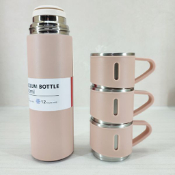 فلاسک مدل کادویی Vacuum Flask Set گنجایش 0.5 لیتر به همراه لیوان