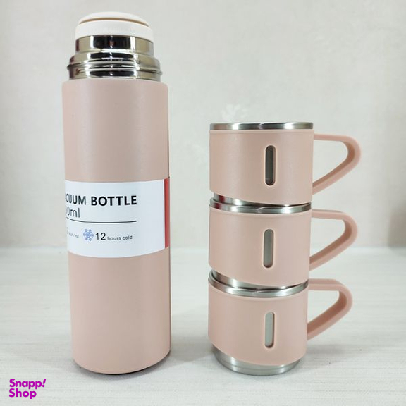 فلاسک مدل کادویی Vacuum Flask Set گنجایش 0.5 لیتر به همراه لیوان