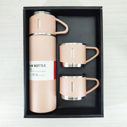 فلاسک مدل کادویی Vacuum Flask Set گنجایش 0.5 لیتر به همراه لیوان