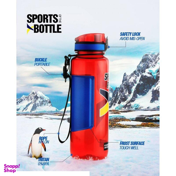 بطری آب یوزاسپیس مدل Tritan 6043 گنجایش 1200 میلی لیتر