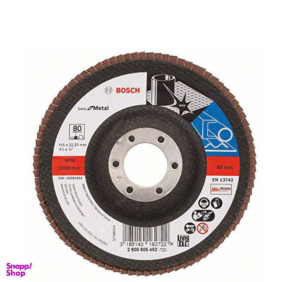 صفحه سنباده بوش کد 2608605452 بسته 10 عددی