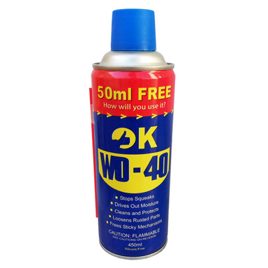 اسپری روان کننده اوکی مدل WD-40 حجم 450 میلی لیتر