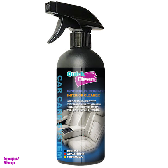 اسپری تمیز کننده داخل خودرو کوییک کلین کد QC1250 حجم 500 میلی لیتر