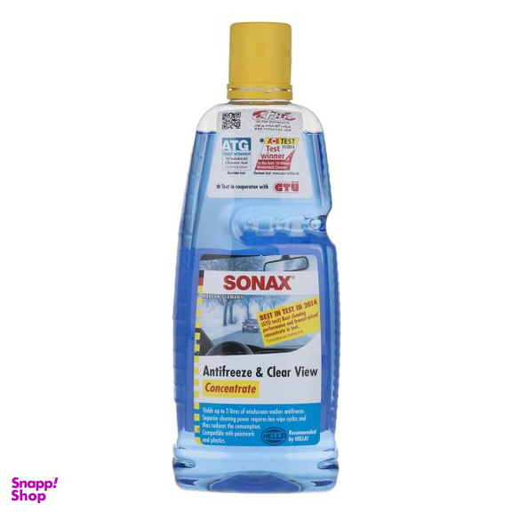 محلول شیشه شوی ضدیخ خودرو سوناکس مدل 332300 حجم 1000 میلی لیتر