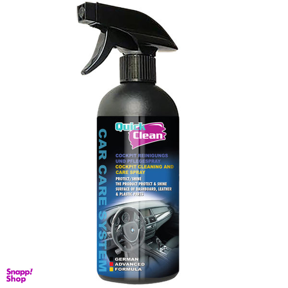 اسپری تمیز کننده داشبورد خودرو کوییک کلین کد QC1150 حجم 500 میلی لیتر