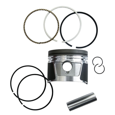 رینگ و پیستون موتورسیکلت پازل کد PSR125001G مناسب برای هندا 150cc مجموعه 9 عددی