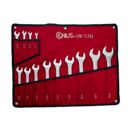 مجموعه 13 عددی آچار دوسر تخت جنیوس مدل OW-713M کد 13
