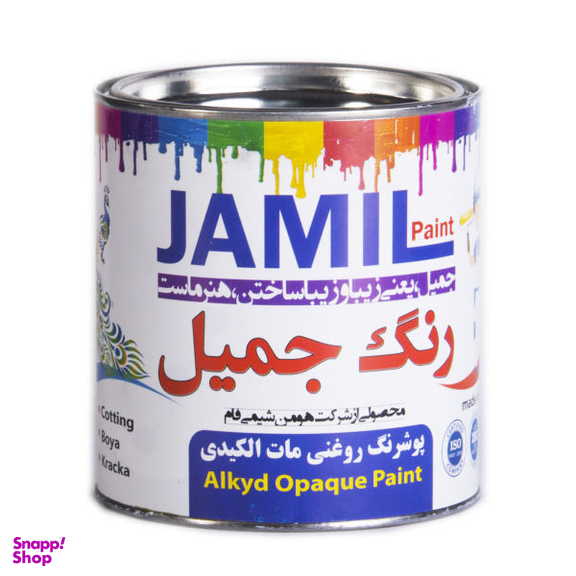 رنگ روغنی سفید مات جمیل مدل opaque کد 811 حجم 4 لیتری