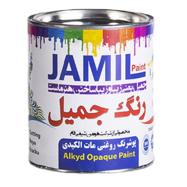 رنگ روغنی سفید مات جمیل مدل opaque کد 811 حجم 1 لیتری