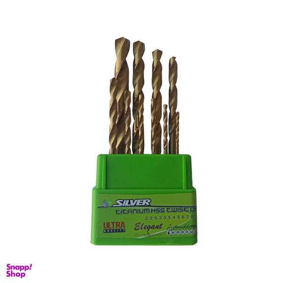 مجموعه 10 عددی مته آهن سیلور مدل GT-BT10