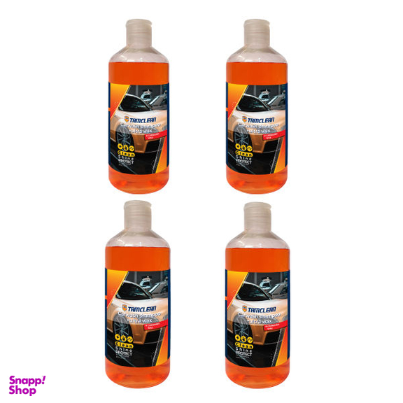 شامپو تمیزکننده بدنه خودرو تام کلین مدل اولتراواکس TC-SB400Y68حجم 400 میلی لیتر بسته 4 عددی