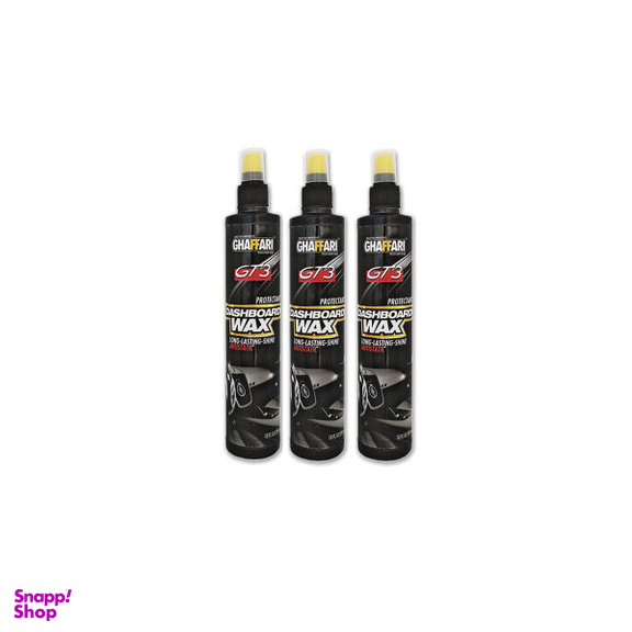واکس داشبورد غفاری مدل GT3 حجم 290 میلی لیتر بسته 3 عددی