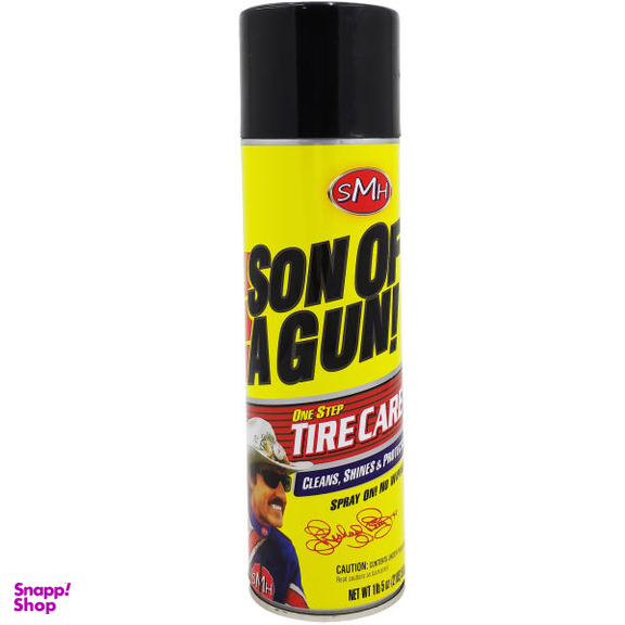 اسپری تمیز کننده لاستیک خودرو اس ام اچ مدل Son Of A Gun حجم 595 میلی لیتر