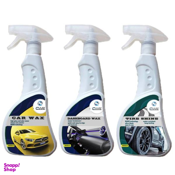 اسپری واکس خودرو سیواکس مدل cwp1 مجموعه 3 عددی