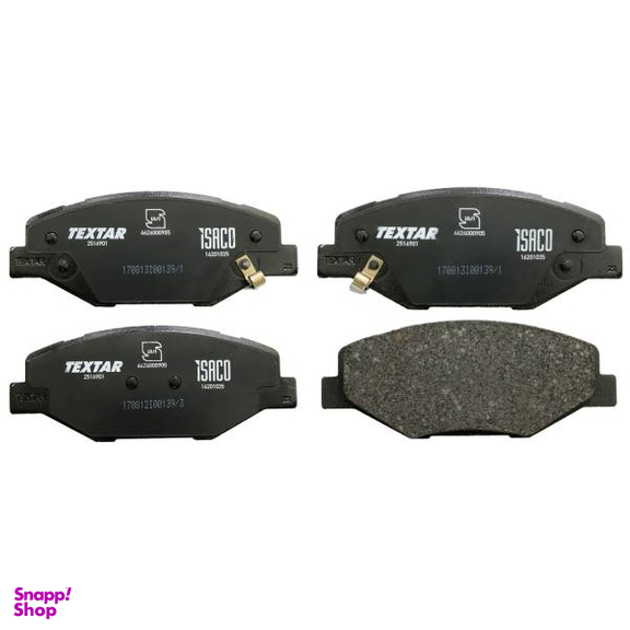 لنت ترمز جلو تکستار مدل 1620103508 مناسب برای سمند ملی