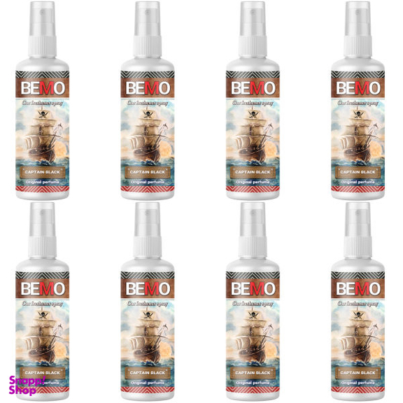 اسپری خوشبو کننده خودرو بمو مدل CB2 حجم 50 میلی لیتر بسته 8 عددی