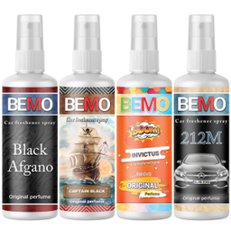 اسپری خوشبو کننده خودرو بمو مدل Dreamy حجم 50 میلی لیتر مجموعه 4 عددی
